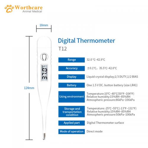 Animal Digital Thermometer Tmp-01Vet